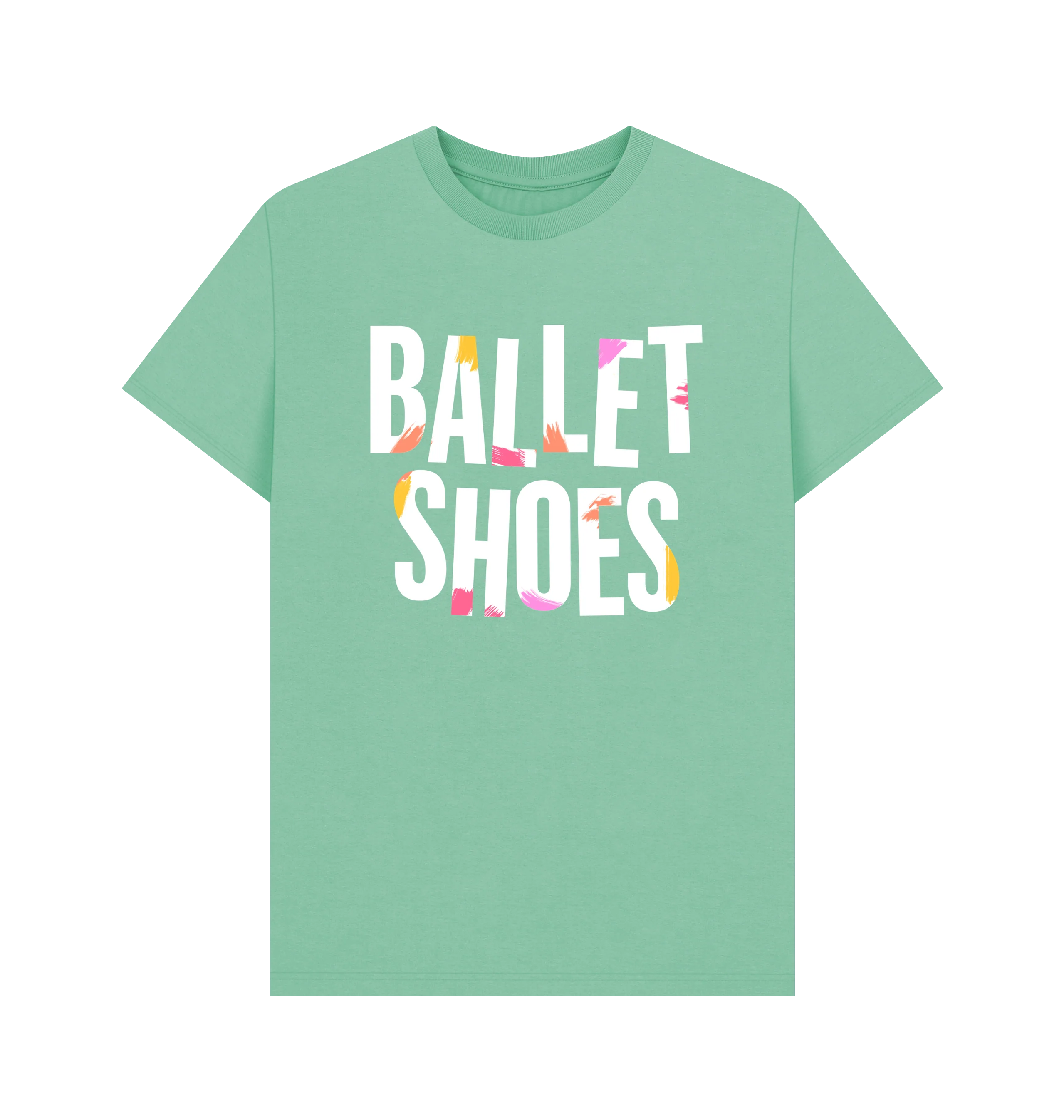 Unisex Ballet Shoes Cotton T-Shirt - Image 4