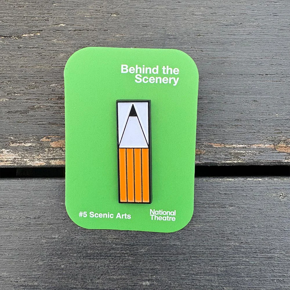 Behind the Scenery Theatre Pin Badge - Paul Farrell x National Theatre - Image 6