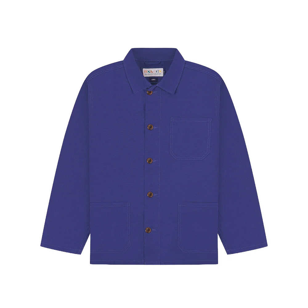 Cotton Workwear Jacket - Ultra Blue