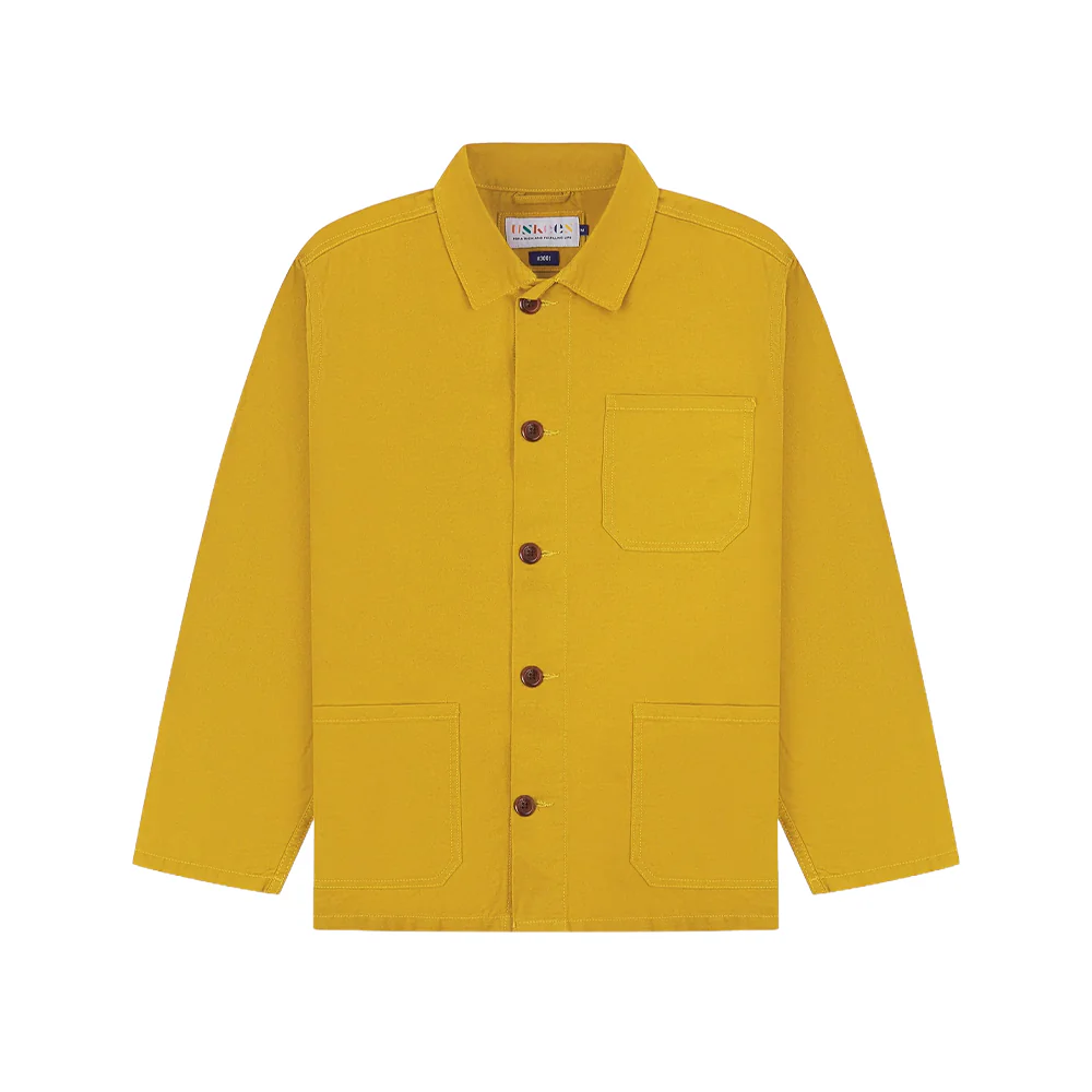Cotton Workwear Jacket - Yellow