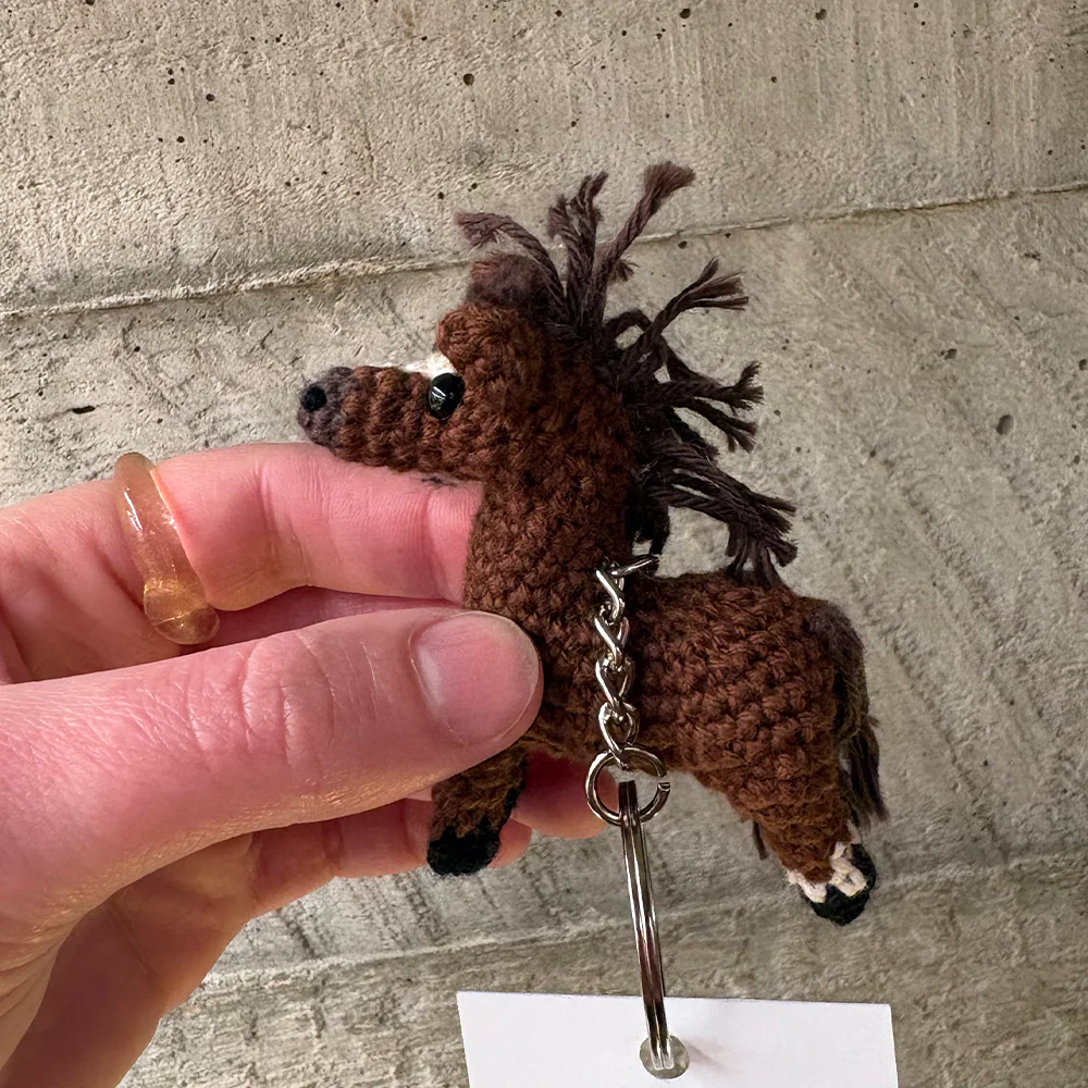 Crochet Horse Key Ring - Image 4