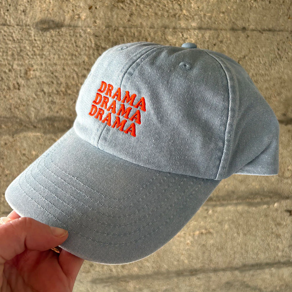 Drama Drama Drama Denim Cap - Image 2