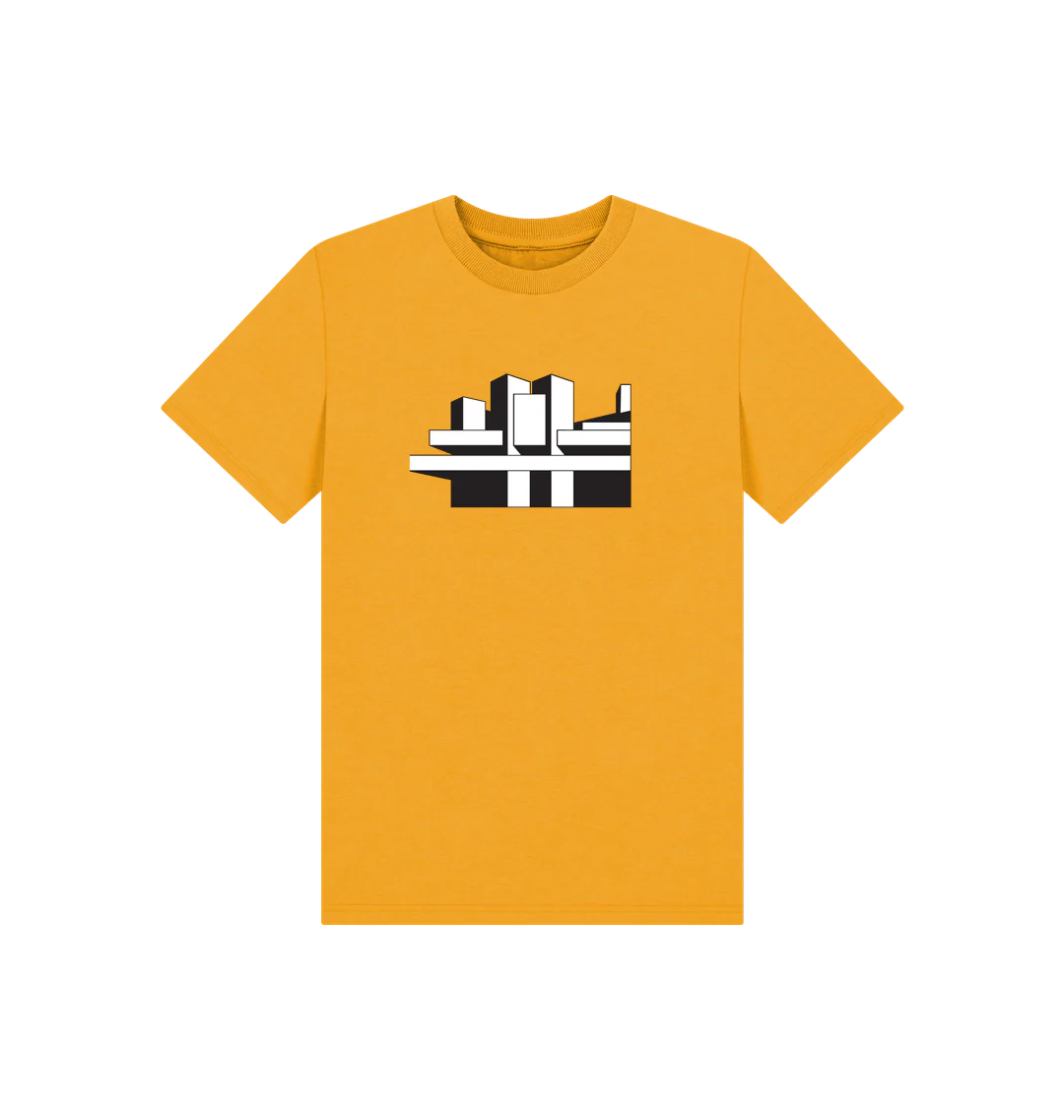 Kids Brutalist Cotton T-Shirt - Image 3
