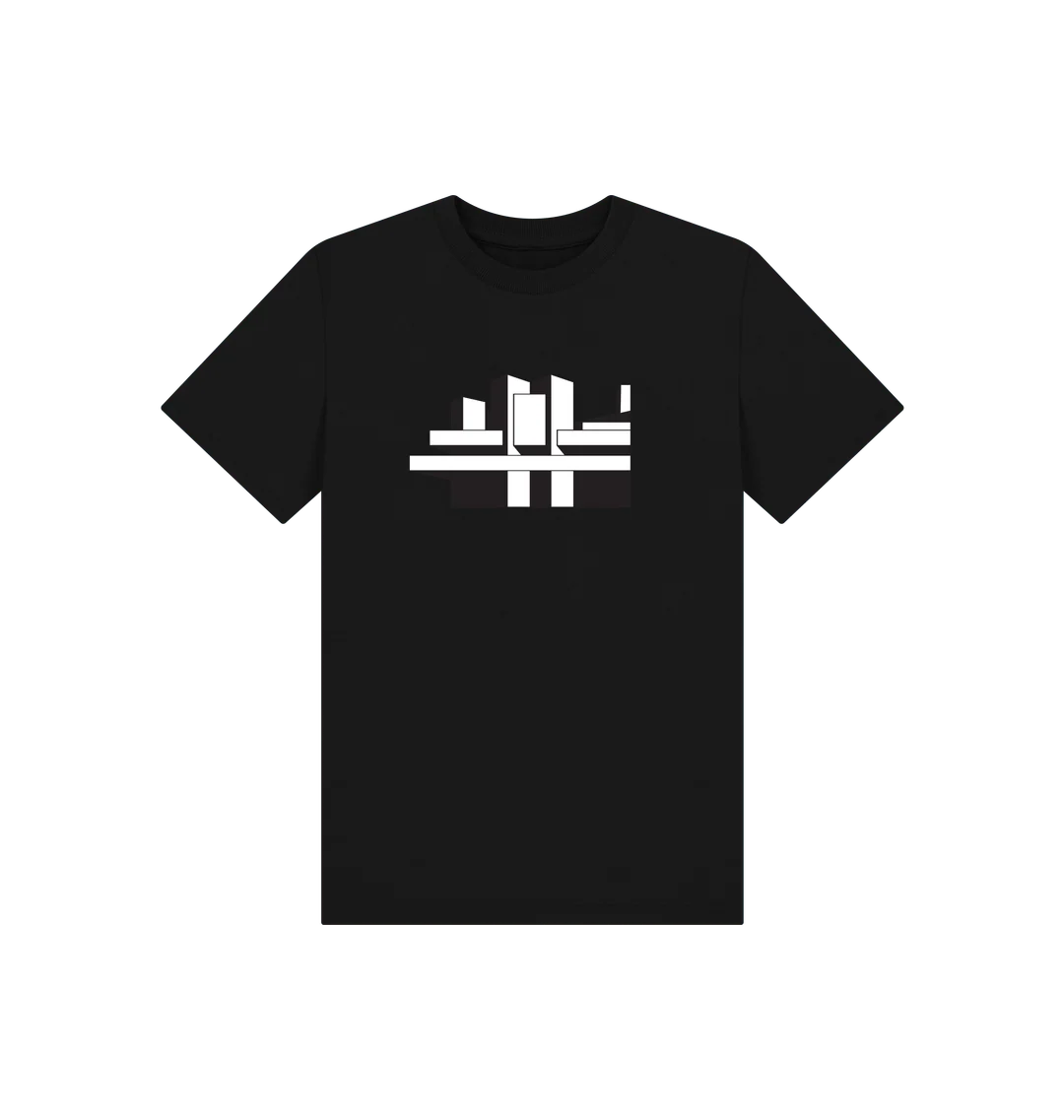 Kids Brutalist Cotton T-Shirt - Image 6