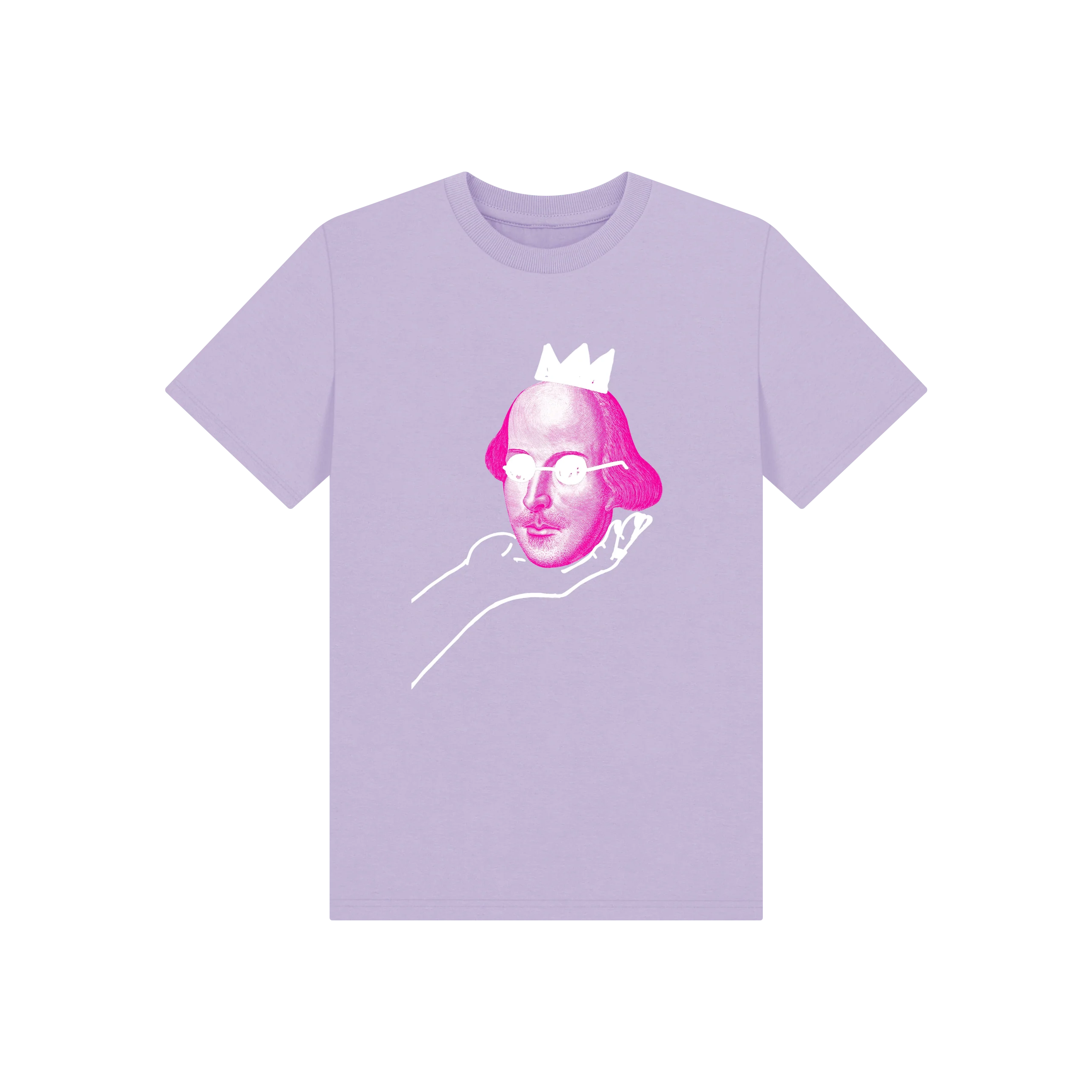 Kids Shakespeare's Head Cotton T-Shirt - Pink