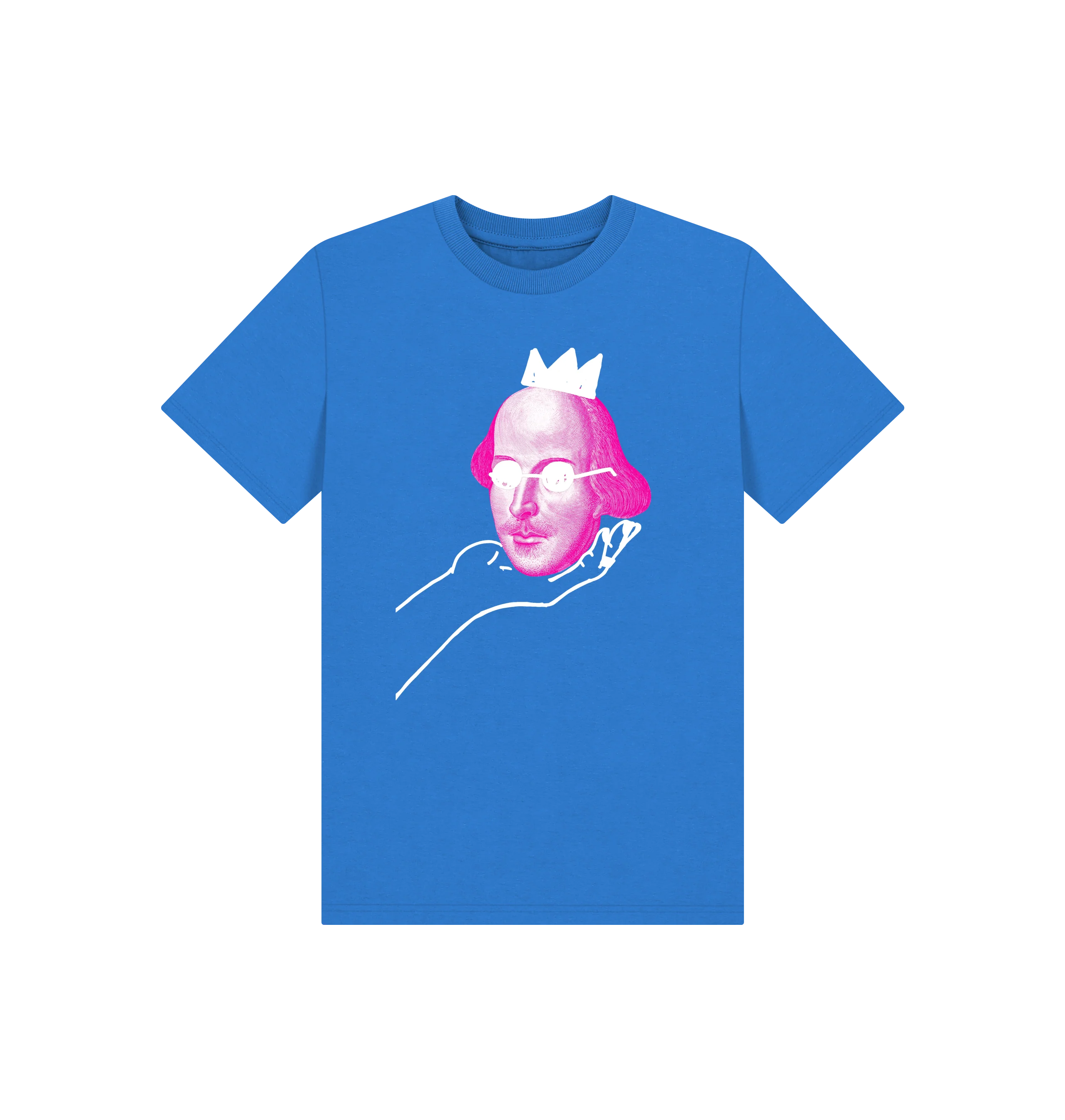 Kids Shakespeare's Head Cotton T-Shirt - Pink - Image 2