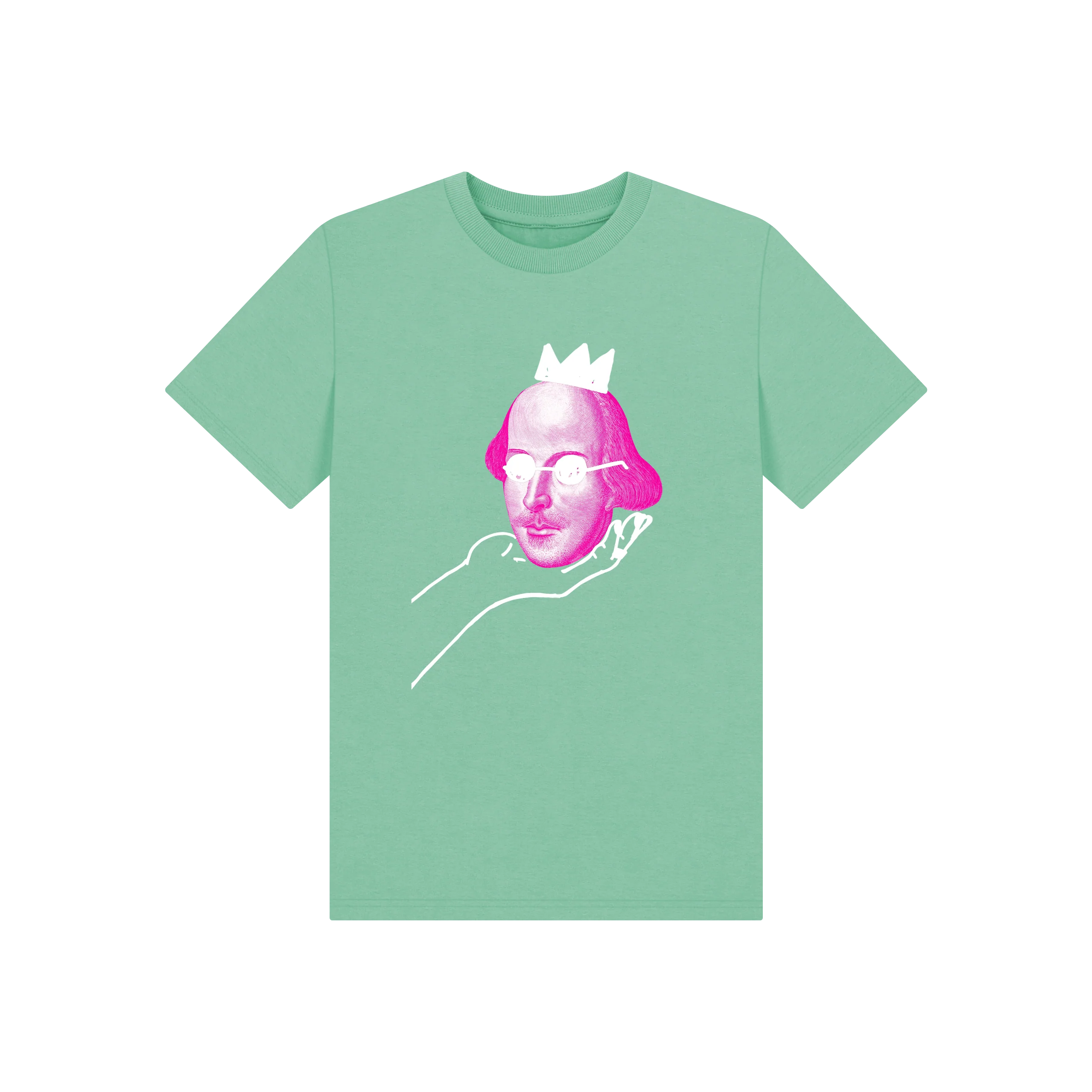 Kids Shakespeare's Head Cotton T-Shirt - Pink - Image 3