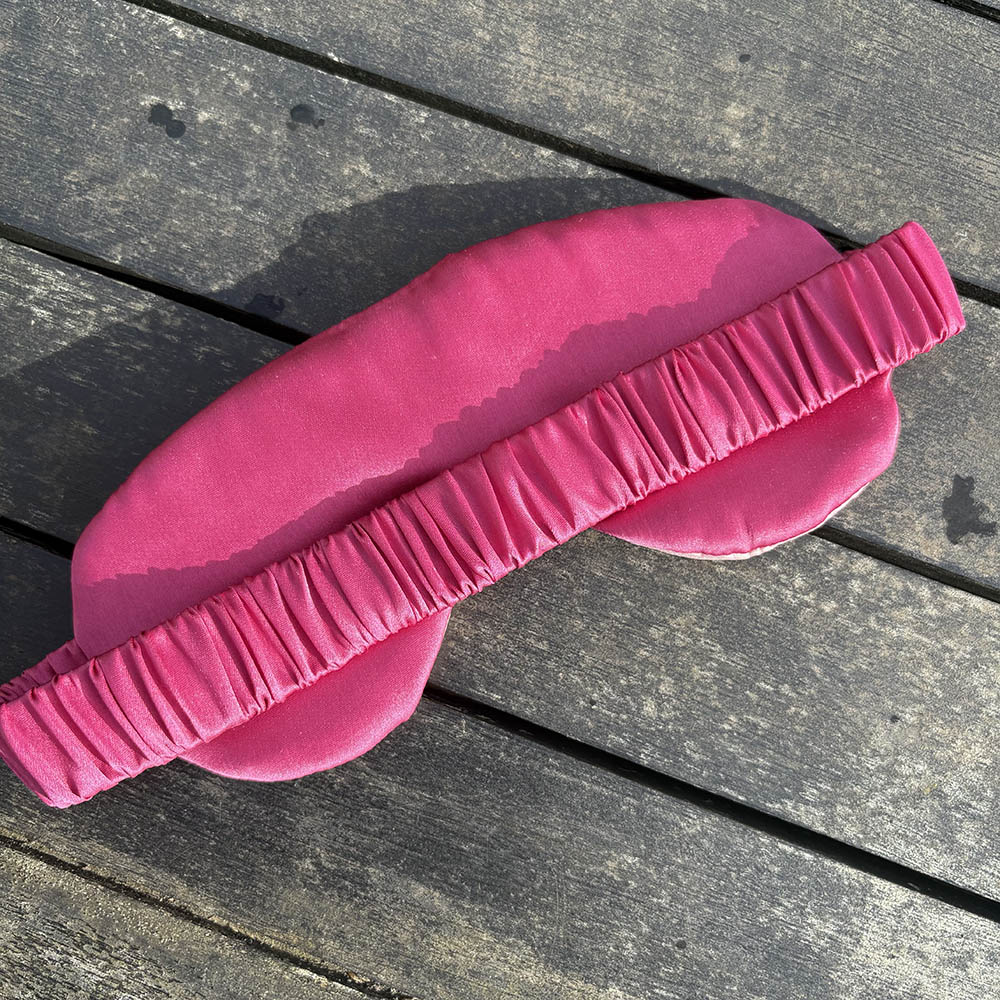 Pink Silk Eye Mask - Image 3