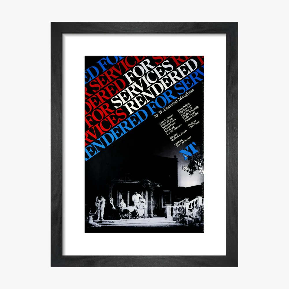 For Services Rendered 1979 Print - Image 3