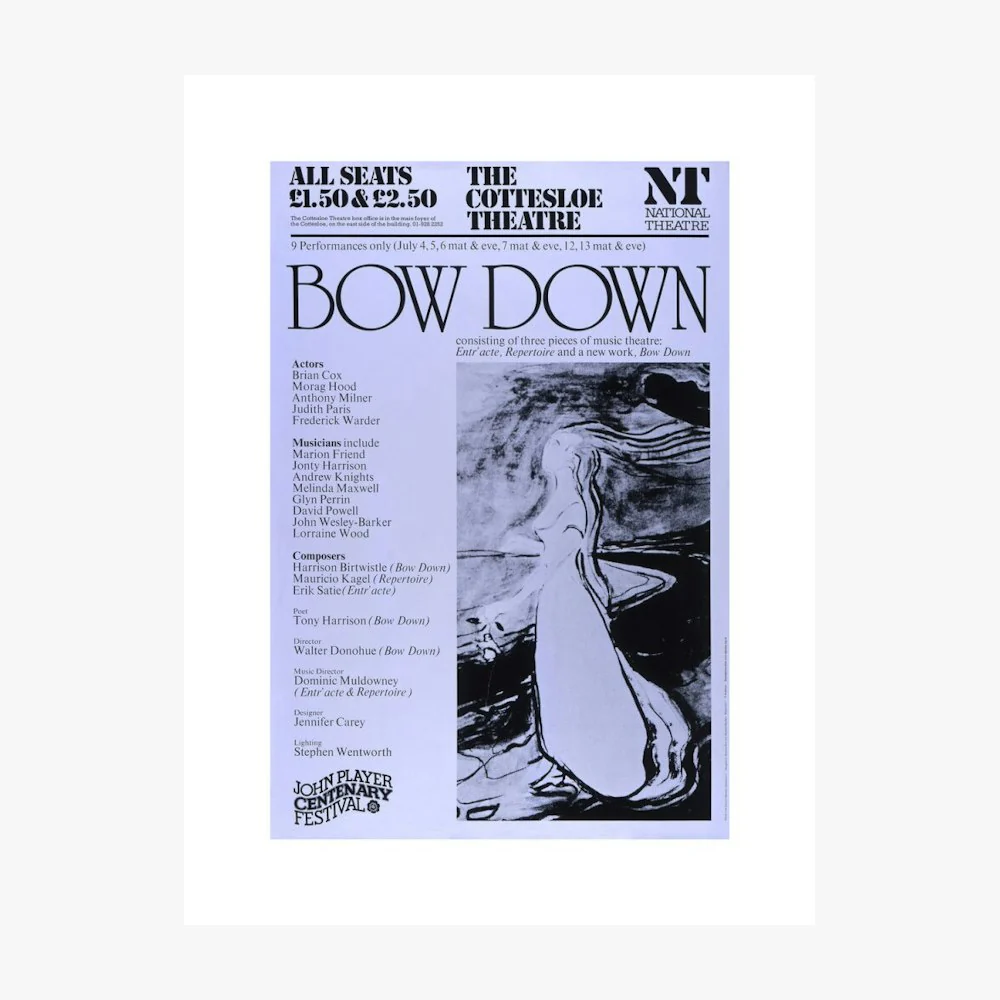 Bow Down 1977 Print - Image 2