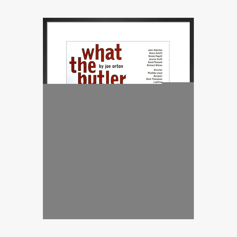 What the Butler Saw 1995 Print - Image 15