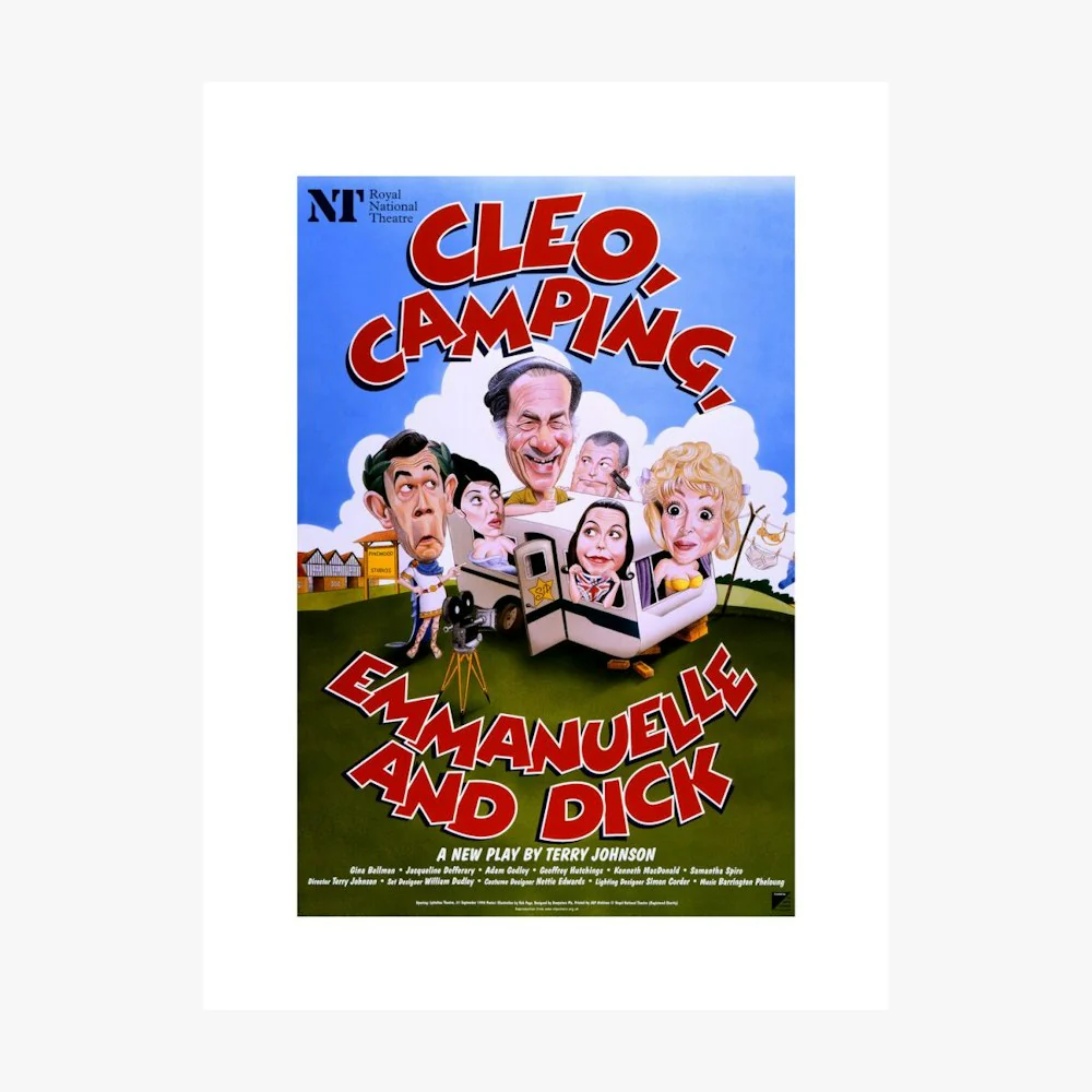 Cleo, Camping, Emmanuelle and Dick 1998 Print - Image 10
