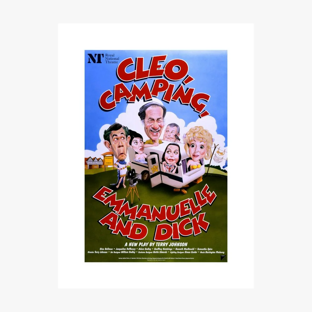 Cleo, Camping, Emmanuelle and Dick 1998 Print - Image 6
