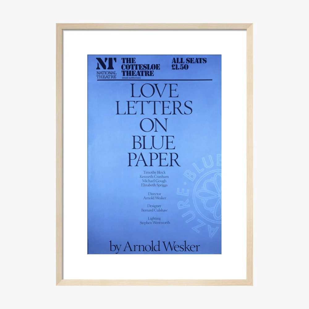 Love Letters on Blue Paper 1978 Print - Image 13