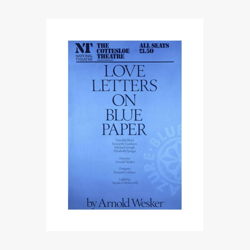 Love Letters on Blue Paper 1978 Print - Image 14