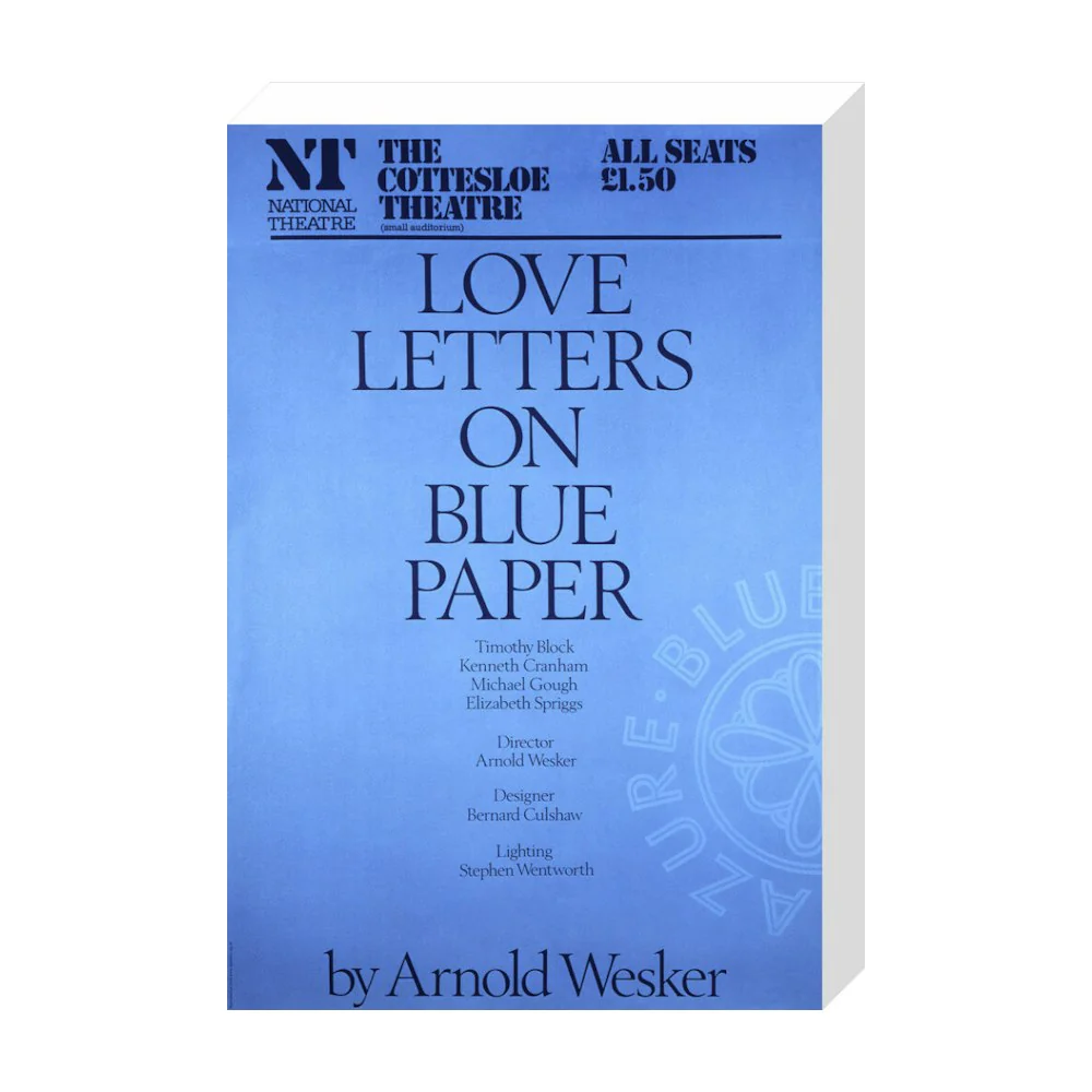 Love Letters on Blue Paper 1978 Print - Image 20