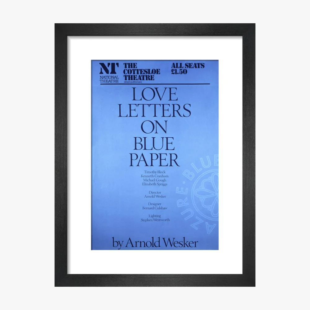 Love Letters on Blue Paper 1978 Print - Image 3
