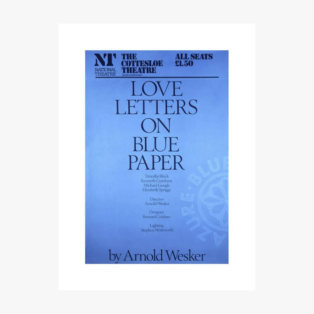 Love Letters on Blue Paper 1978 Print - Image 6