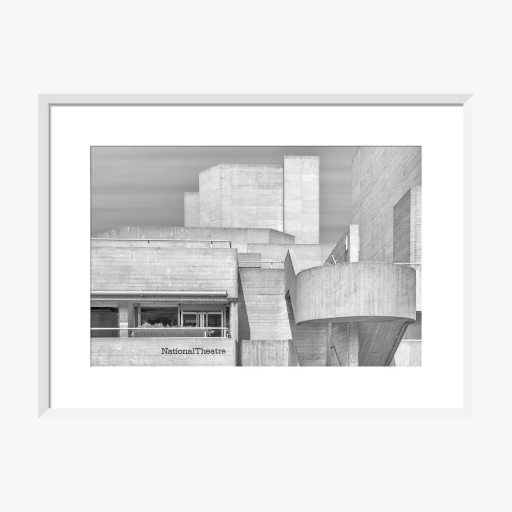 National Theatre Greyscale Print - Image 12