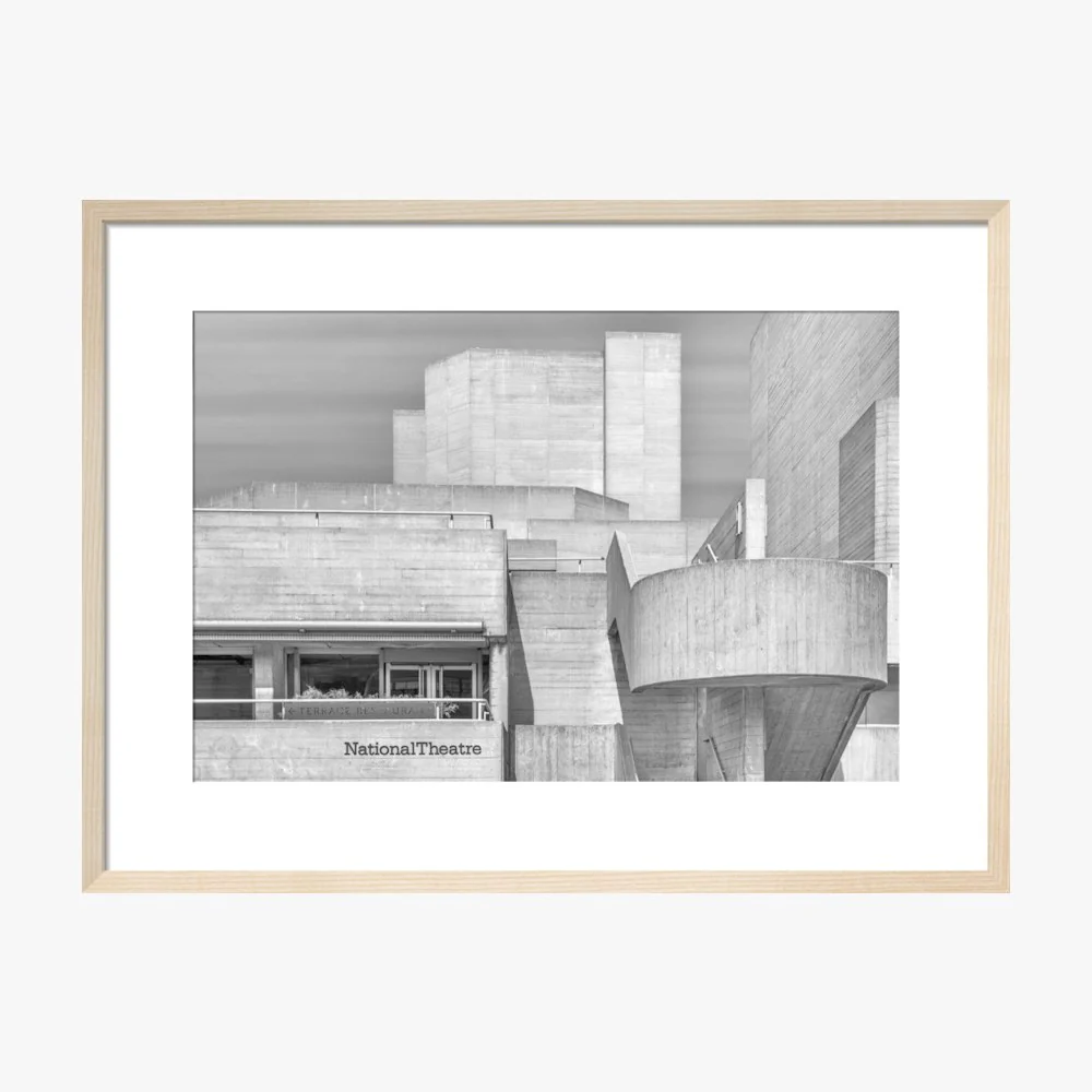 National Theatre Greyscale Print - Image 13