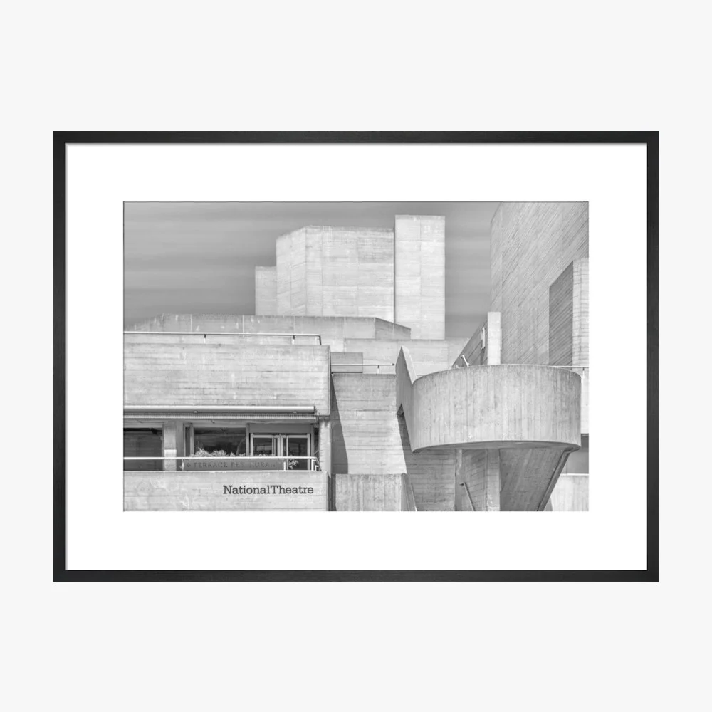 National Theatre Greyscale Print - Image 15