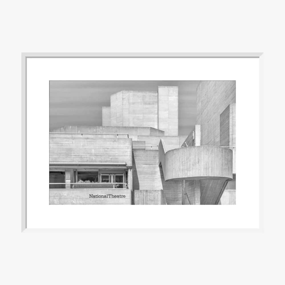 National Theatre Greyscale Print - Image 16