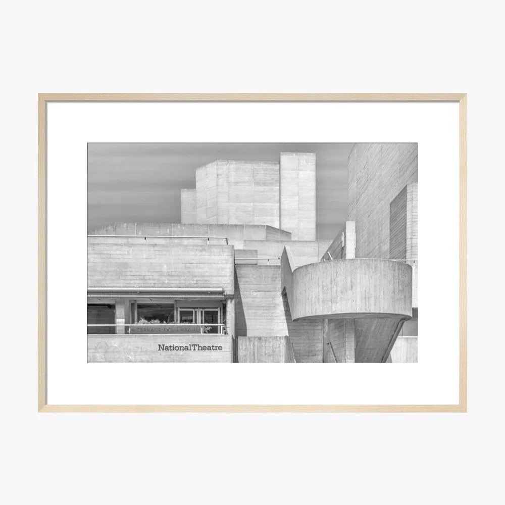 National Theatre Greyscale Print - Image 17
