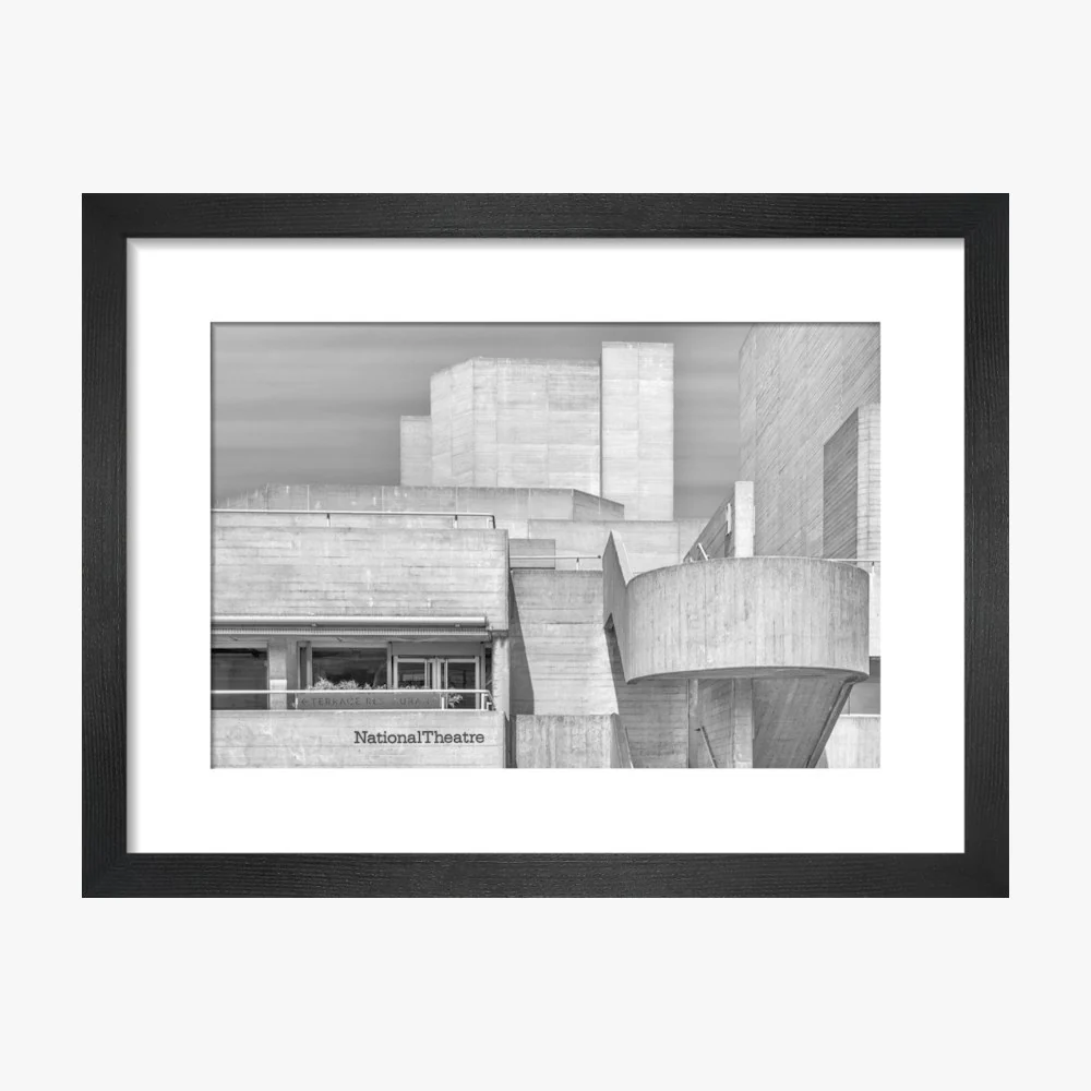 National Theatre Greyscale Print - Image 3