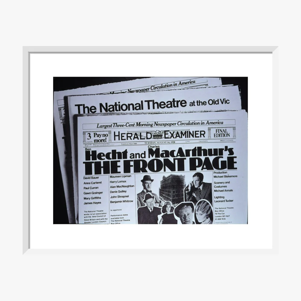 The Front Page 1972 Print - Image 12