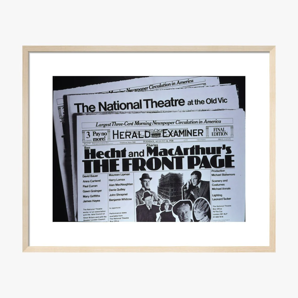 The Front Page 1972 Print - Image 13