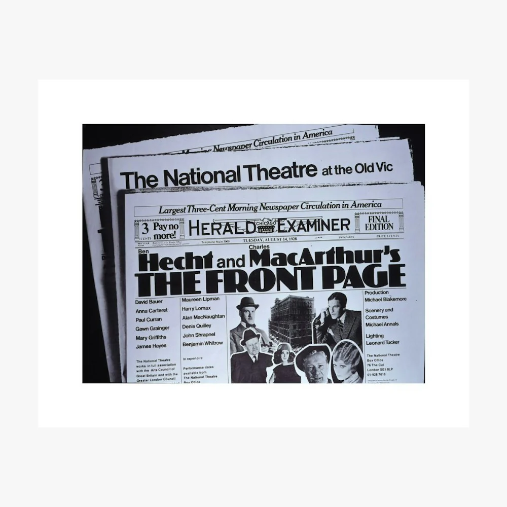 The Front Page 1972 Print - Image 14