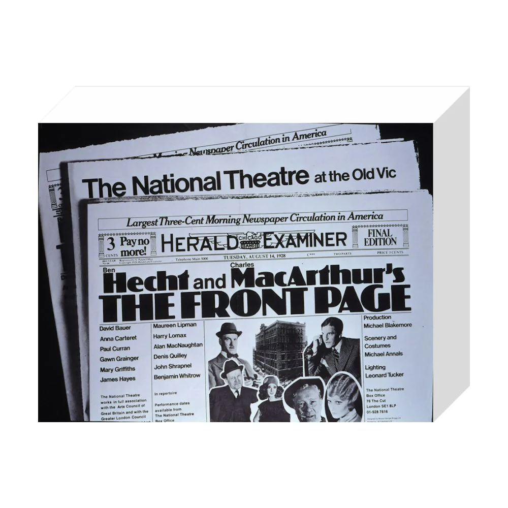 The Front Page 1972 Print - Image 18