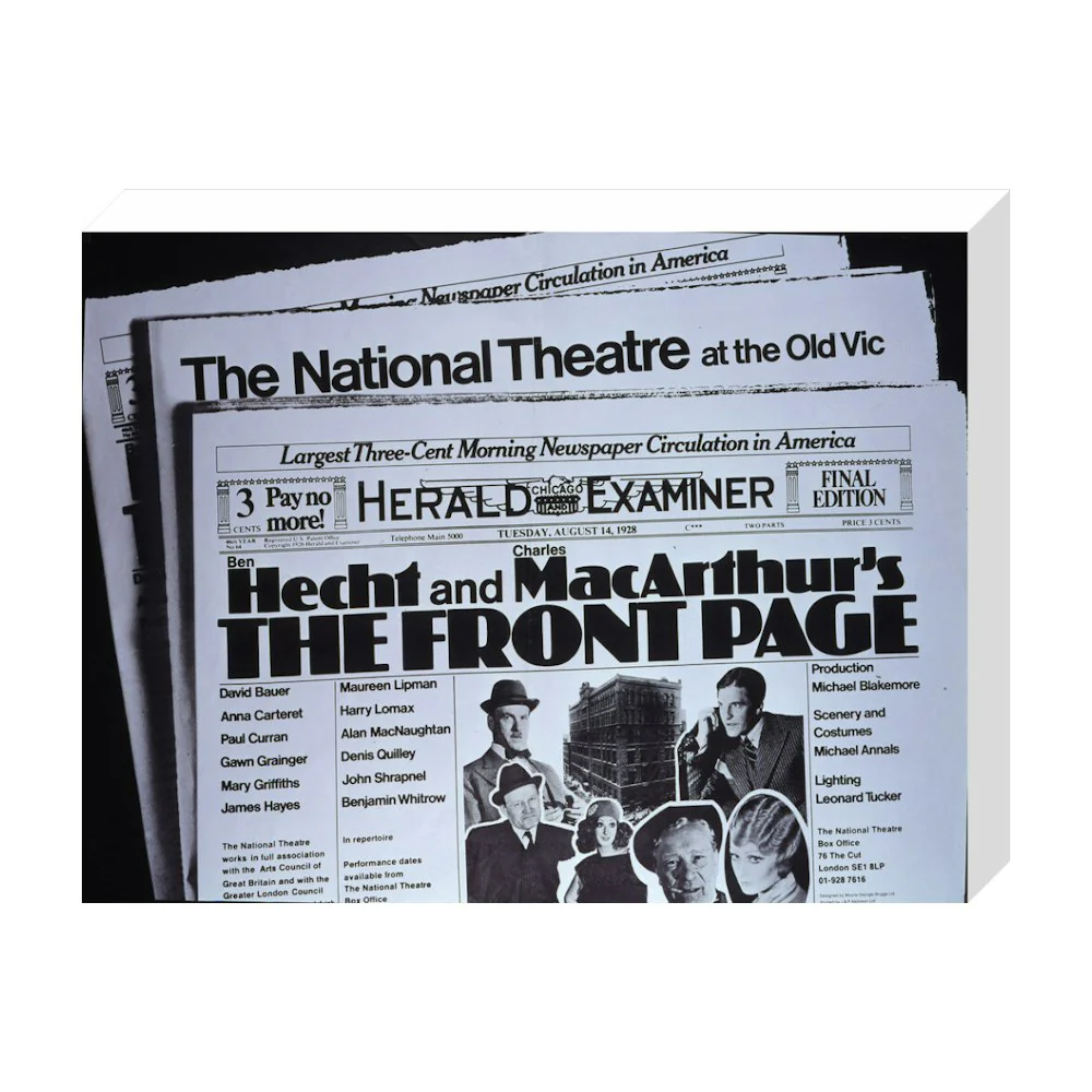 The Front Page 1972 Print - Image 20