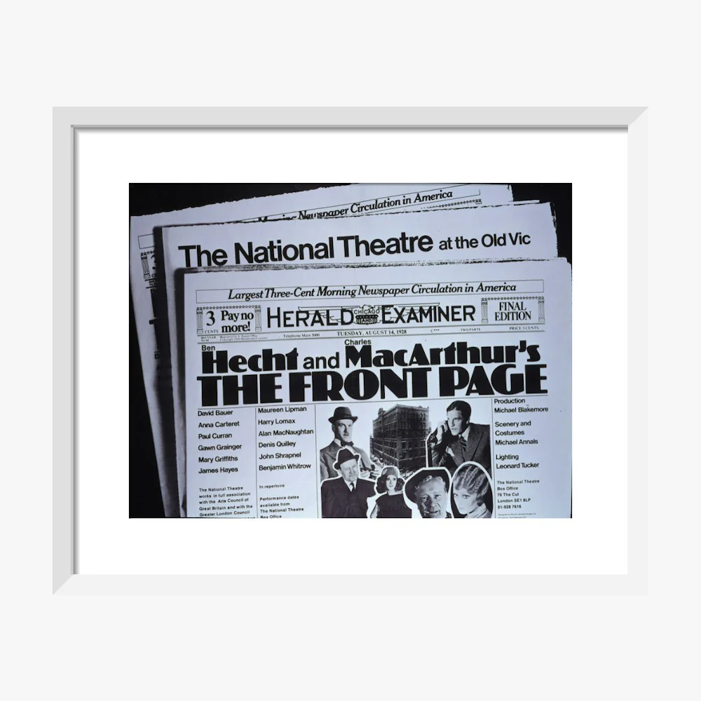 The Front Page 1972 Print - Image 8