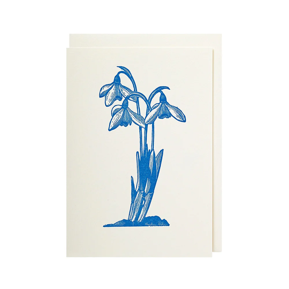 Snowdrop Greetings Card
