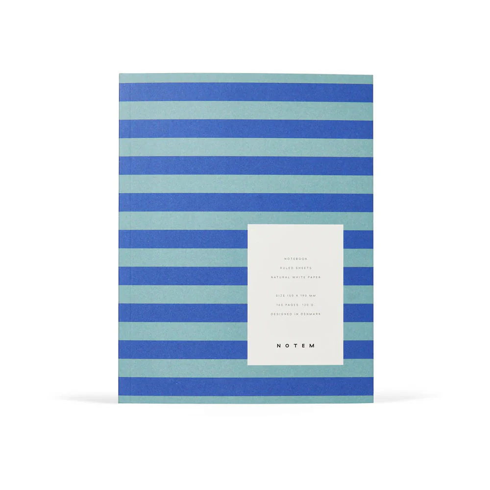 Uma Notebook - Blue Stripes