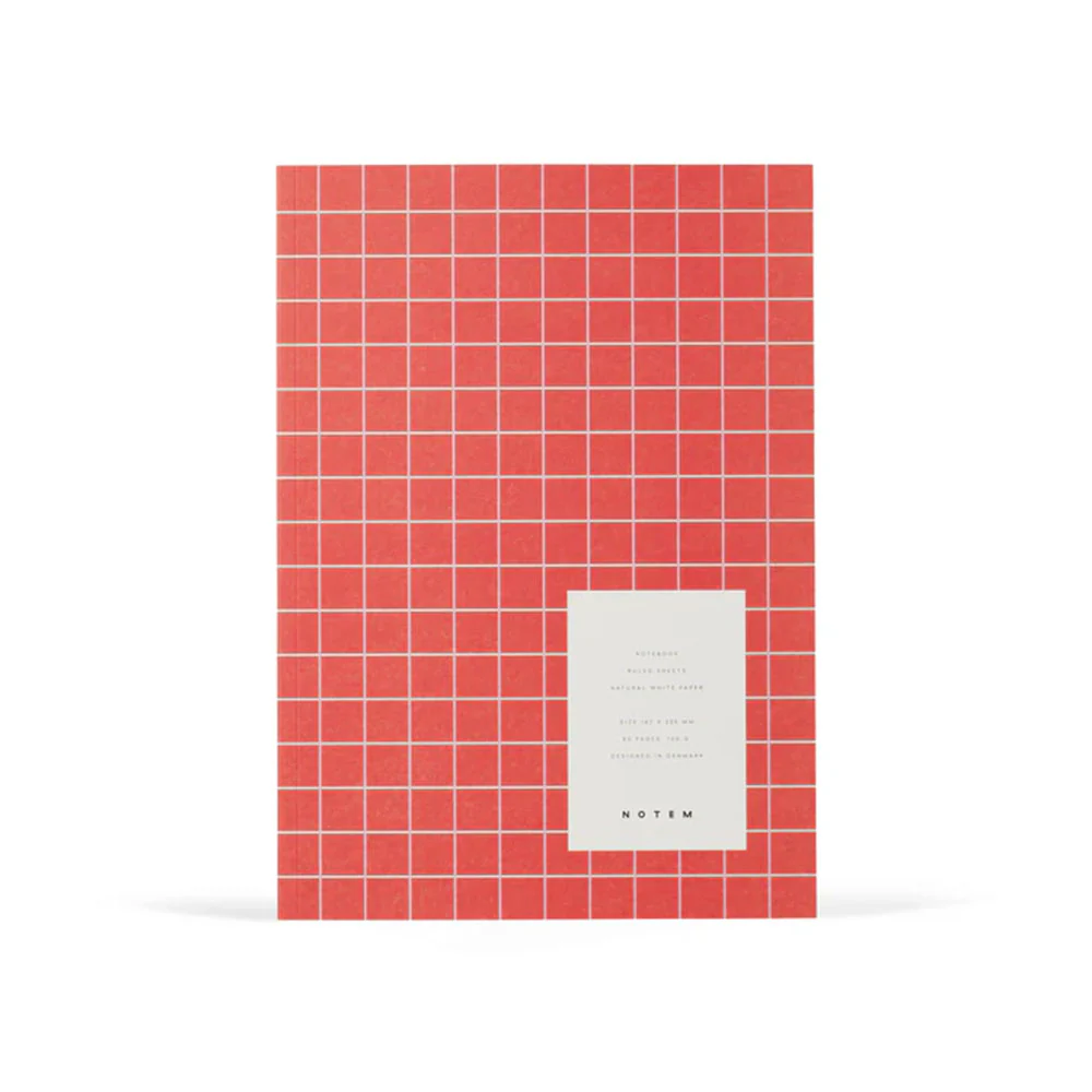 Vita Notebook - Orange Grid