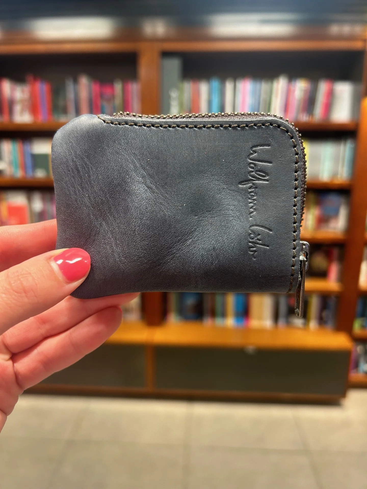 Zip card purse navy - Image 2